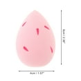 thumbnail image 2 of Unique Bargains 1 Pc Willow Leaf Face Makeup Sponge for Bedrooms Pink Hydrophilic Polyurethane, 2 of 5