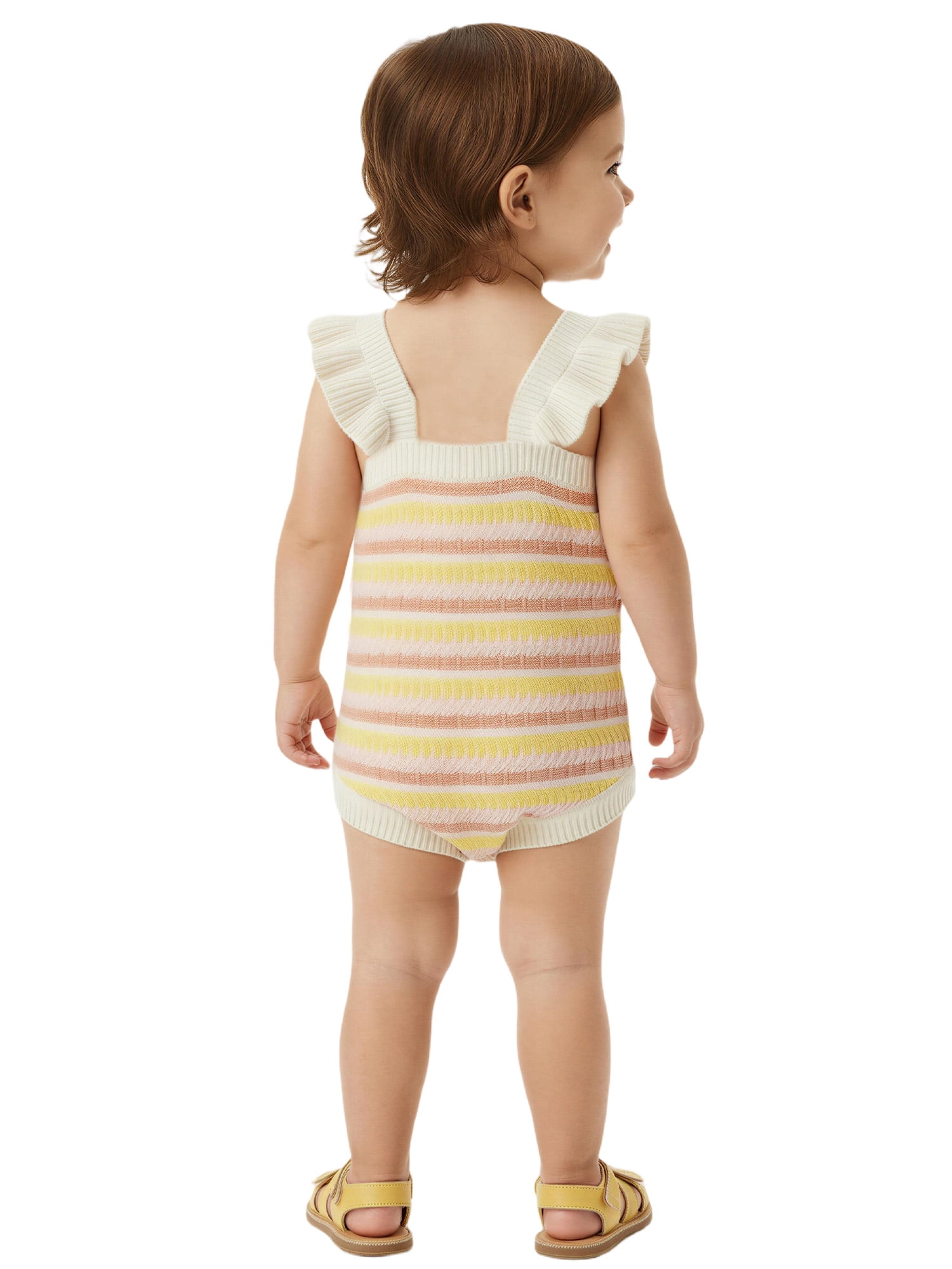 Winnie The Pooh Baby Girl Romper, Sizes 0/3 Months-24 Months