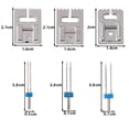 thumbnail image 2 of WHAMVOX 1Set Dual Needle Sewing Machine Kit with Presser Foot for Versatile Fabric Handling Assorted Colors, 2 of 8