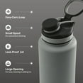 thumbnail image 4 of TAL Stainless Steel Ranger Water Bottle 40 fl oz, Gray, 4 of 8