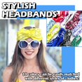 thumbnail image 2 of MAILINI 10 Pack Knotted Headbands for Women,Elastic Paisley Print  Bandana Head bands, Vintage Yoga Headband Fashion Sport Boho Hair Accessories (10 Colors), 2 of 7