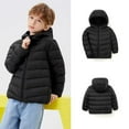 thumbnail image 5 of Esaierr Toddler Baby Warm down Outerwear,2T-13T Super Light Winter Coat Kids Puffer Jacket Zipper Hooded Water-Resistant Winter down Coat with Pocket, 5 of 6