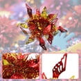 thumbnail image 3 of Unique Bargains 2 Pcs Cheerleader Poms Poms Wrist Flower Wings Cheerleading Practice Poms Red Gold Tone, 3 of 5