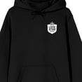 thumbnail image 2 of Lone Star Armadillo Drinking Beer Long Sleeve Black Adult Hooded Sweatshirt-Medium, 2 of 7