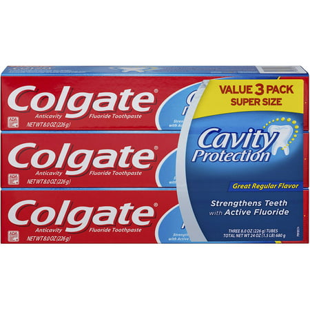  Protection Cavity Flavor Regular Dentifrice Value Pack 3TC