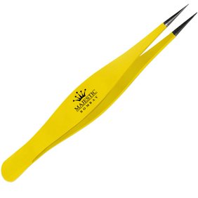 Lv Life 3pcs Set Stainless Steel Tweezer Set Flat Tip Point Tip