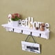 thumbnail image 3 of Perchero de pared Sweet Home, colgador de puerta, perchero para abrigos, sombreros, ropa y llaves (blanco), 3 of 5