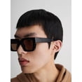 thumbnail image 6 of Square Sunglasses for Women Men Square Thick Frame Sun Glasses Simple Designer Style Shades, 6 of 6