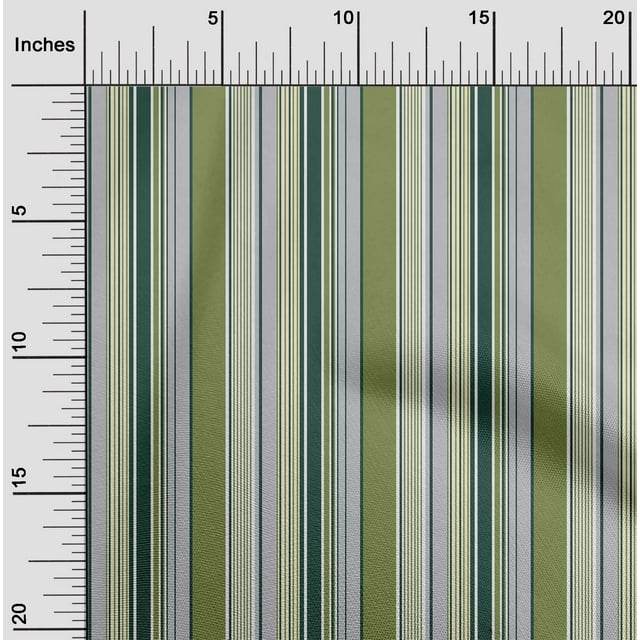 oneOone Polyester Lycra Fabric Bayadere Stripe Decor Fabric Printed BTY 56 Inch Wide