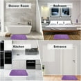 thumbnail image 4 of Bathroom Rugs Non Slip, Large Purple Bath Rugs for Bathroom Decor, Bathroom Shower Floor Mat, Machine Washable Bath Rug Runner, 4 of 8
