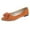 Orange, variant on Women's Comfort Walking Boat Shoes Casual Flats Pointed Toe Slip On Ballet Flats Light Weight Loafers Faux Suede Dress Shoes Orange 7.5