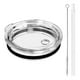 thumbnail image 1 of Spill Proof Lid with Straw,Replacement Straw Lids Compatible for Rambler Straw Mug,Travel Straw Top, 1 of 5