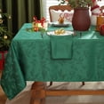 thumbnail image 3 of Larponder Christmas Tablecloth Rectangle, Jacquard Snowflake Pattern Table Cloth for Rectangle Tables, Water Resistant Rectangular Tablecloths for Dining Room & Holiday Decoration, 3 of 7