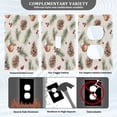 thumbnail image 5 of Switch Panel Switch Decoration 2.76x4.53x0.28 Inches Duplex Outlets Switch Plate Wall Plates Living Room Kitchen Bedroom Study Switches Christmas Pine Cone, 5 of 8