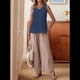 thumbnail image 5 of Camisetas de Sin Mangas para Mujer, Blusas Informales Holgadas con Cuello en V, Blusas Tipo Túnica, Azul Oscuro, Talla L, 5 of 9