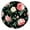 Pioneer Flower Floral-3, variant on Pioneer Flower Floral Print Pattern Round Fitted Tablecloth with Elastic Edge,Dining Table Cover Waterproof,Outdoor Round Tablecloth for Camping,Dining,Indoor and Outdoor