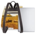 thumbnail image 3 of Easygdp Western Cowboy Ranch Mochila de Cuero para Mujeres, Bolso de Hombro, Bolsos de Mano de Moda para Trabajo y Viajes, 3 of 4