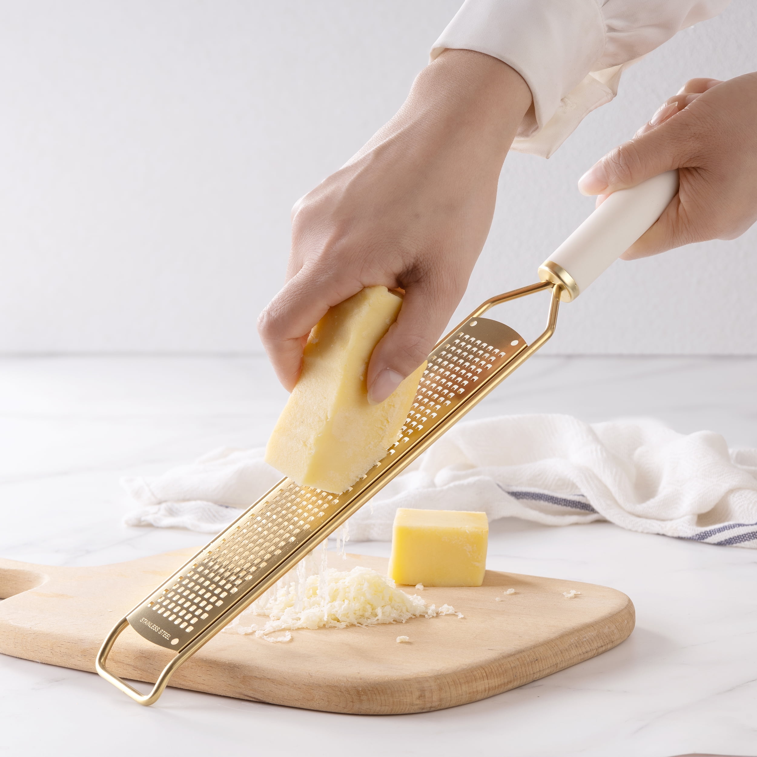 Cook with Color Stainless Steel Grater – Durable & Multi-Purpose