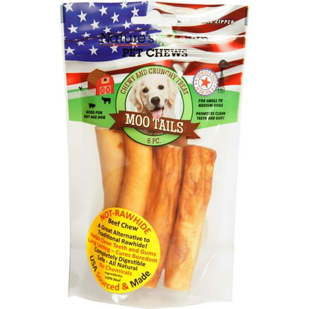 Best Buy Bones-Nature's Own Moo Tails Dog Chew 6 (Best Bones For Dogs Teeth)