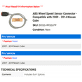 thumbnail image 2 of ABS Wheel Speed Sensor Connector - Compatible with 2009 - 2014 Nissan Cube 2010 2011 2012 2013, 2 of 2