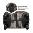 thumbnail image 4 of Disketp Wooden Texture Elastic Travel Luggage Cover Travel Suitcase Protective Cover For Trunk Case Apply To 18''-32'' Suitcase Cover (Luggage not included)-Medium, 4 of 9