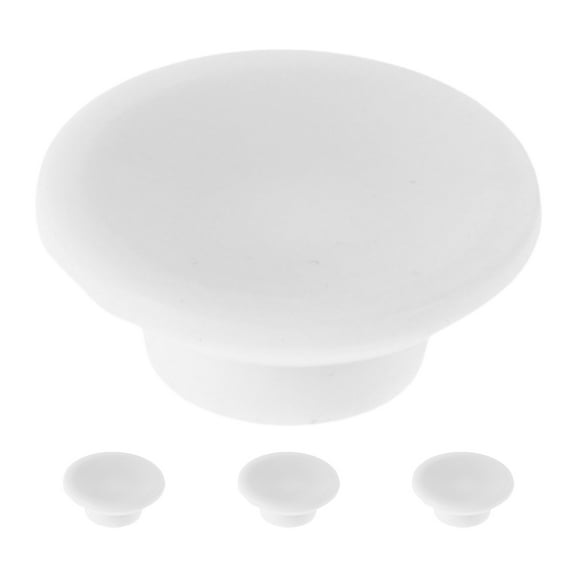 TABLZONE Universal Freezer Drain Hole Stopper, Durable Rubber, White, for Optimal Performance 4Pcs