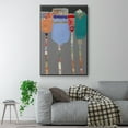 thumbnail image 2 of Tall Tulips Framed Premium Gallery Wrapped Canvas - Ready to Hang - 25 x 37 - Black Floating Frame, 2 of 9
