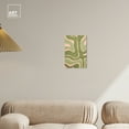 thumbnail image 3 of Magdalena Green Modern Abstract Geometric Canvas Wall Art by Art Remedy, Gallery Wrapped, 10"x15", 3 of 7