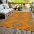 thumbnail image 6 of Addison Rugs Chantille Indoor/Outdoor Transitional Geometric Orange Washable Rectangle Rug, 9' x 12', 6 of 6