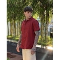 thumbnail image 2 of COOFANDY Mens Button Down Short Sleeve Shirts Casual Dress Shirts Buffalo Plaid Shirt 75% Cotton, 2 of 7