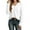 White, variant on Cute Clothes Women's Solid Color Sweatshirt Women's Casual Long Sleeve V Neck Sweatshirt Soft Ribbed Knit Pullover Tops For Everyday Wear Comfortable Stylish Basic Shirt
