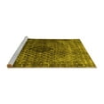 thumbnail image 2 of Ahgly Company Machine Washable Indoor Rectangle Abstract Yellow Contemporary Area Rugs, 4' x 6', 2 of 4