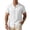 White, variant on Tawop Short Sleeve Shirts for Men Cotton Casual Round Neck Solid Color Pullover Fitness Sports T Shirt Beige
