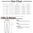 thumbnail image 3 of Ndbuld Cargo Pants Women Summer Fashionable Solid Color Straight Leg Low Waist Pocket Workwear Pants,S,Army Green, 3 of 6