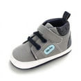 thumbnail image 5 of Autumn Fashion Baby Boys Anti-Slip Shoes Sneakers Toddler Soft Soled First Walkers, Gray M, 5 of 9