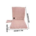thumbnail image 2 of HLONK Office Chair Heating Pad  Heated Chair Pad Cushion for Full Back  Rechargeable Heating Pad for Office Chair Car Seat  Faux Fur USB Fast Heating Seat Warmer for Office Chair, 2 of 5