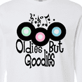 thumbnail image 4 of Inktastic Oldies but Goodies Records and Music Notes Long Sleeve T-Shirt, 4 of 5