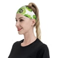 thumbnail image 3 of Goofa Green Kiwi Pattern Sweatbands Sports Headband for Men & Women,Moisture Wicking Athletic headband,Breathable Sweatband,Sports accessories,Workout gear, 3 of 9