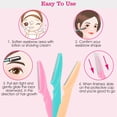 thumbnail image 3 of TIFOR 36pcs Women Eyebrow Razor Trimmer Facial Hair Remover Blade Safety Bikini Trimmer Shaper Shaver, 3 of 4