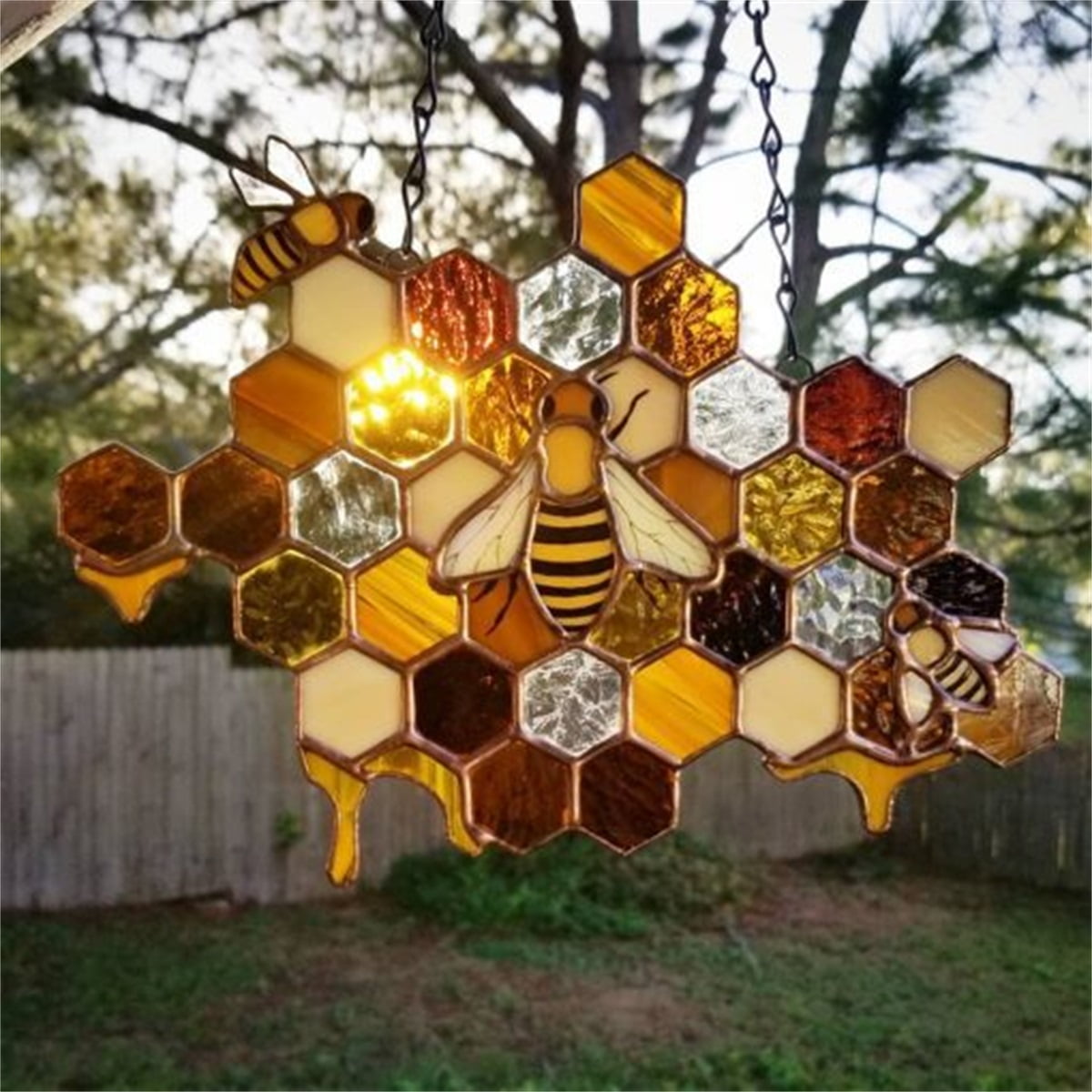 Bee's Day Hanging Decoration - Happy Honey Bee Day Hanging Pendants Bee