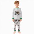 thumbnail image 3 of TOWED22 Toddler Pajamas Boys Girls Baby Pjs Sets Kids Long-Sleeve Snug fit Sleepwear 3 6 9 12 18 24 Months 2 3 4 5 6 7 8 9 Years(Light Green,7-8 Y), 3 of 9