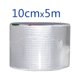 thumbnail image 4 of Riwesomey Cinta de butilo de papel de aluminio autoadhesiva impermeable, sellador resistente a altas temperaturas, pegatinas a prueba de fugas Materiales de construcción 10 cm x 5 m, 4 of 6