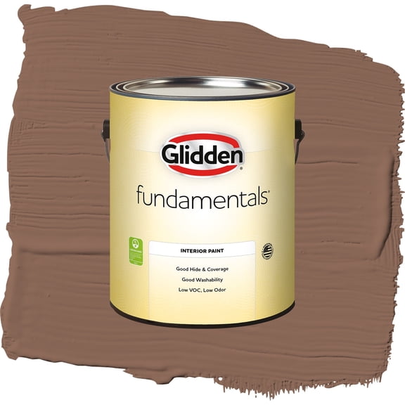 Glidden Fundamentals Suede Leather / Beige, Eggshell Interior Paint, 1 Gallon