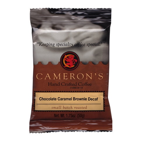 Cameron S Decaf Chocolate Caramel Brownie Ground Coffee 1 75 Oz Walmart Com Walmart Com