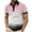 Pink, variant on HomeGardon Mens Shirts Turn Down Collar Short Sleeve,Mens Shirts Turn Down Collar Men's Lapel Button Color Matching Loose Casual Shirt,S-XXXL