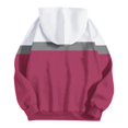 thumbnail image 3 of BODOAO Women's Full Zip Up Hoodie Crew Neck Short Sleeved Top Summer New Large Size Men's T Shirt Top Color Block Long Sleeve Hooded Sweatshirts with Pockets Jacket Coat for Women Hot Pink Xxl, 3 of 4