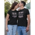 thumbnail image 2 of First Valentine As A Couple T-Shirt Women -Smartprints Designs, Female Small, 2 of 4