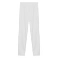 thumbnail image 5 of Ocealan Kids Girls Ice Skating Tights Shiny Side Rhinestones Trousers Figure Skating Outfit Dance White 14, 5 of 7