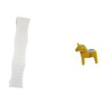 thumbnail image 1 of Lámpara de pie de papel para sala de estar con pantalla y adorno sueco. Figura coleccionable de caballo Dalecarlian. Escultura animal para decoración, 1 of 8