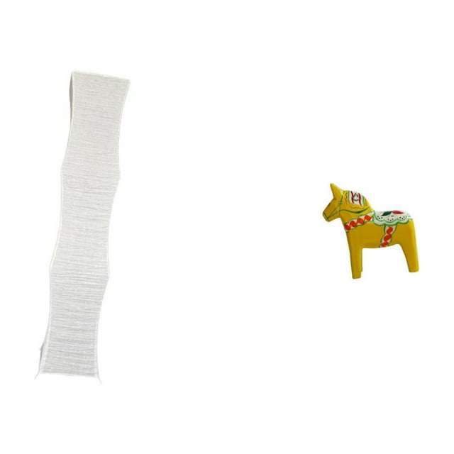 Lámpara de pie de papel para sala de estar con pantalla y adorno sueco. Figura coleccionable de caballo Dalecarlian. Escultura animal para decoración